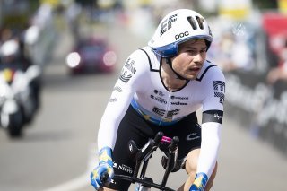 Stefan Bissegger a pris la troisième place. KEYSTONE/GIAN EHRENZELLER